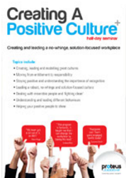 creating a positive culture