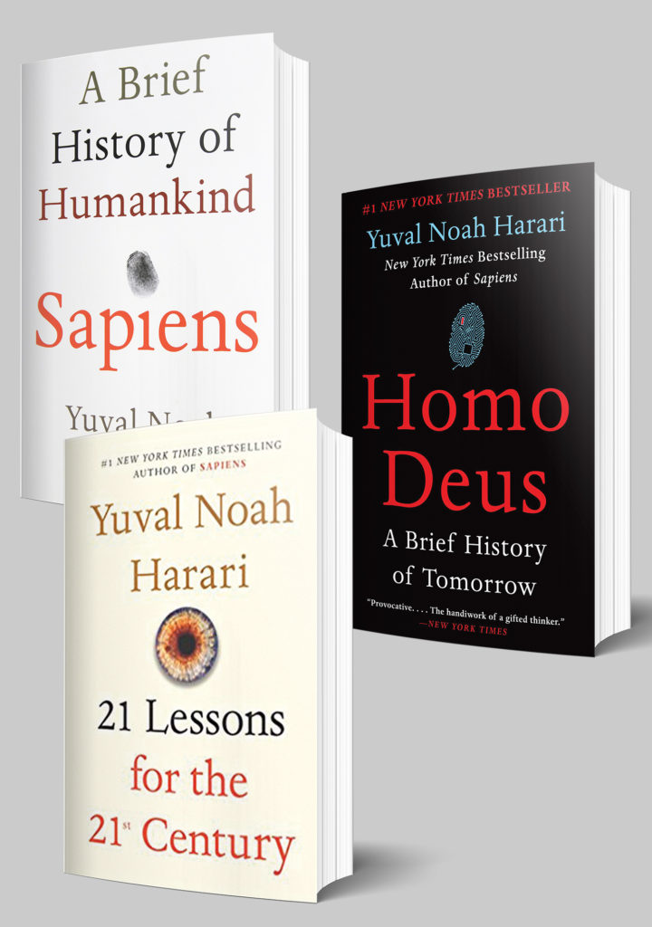 Sapiens  –  Homo Deus  –  21 Lessons For The 21st Century
